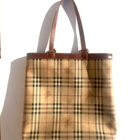 Authentic Vintage BURBERRY Tote - Picture 1 of 6